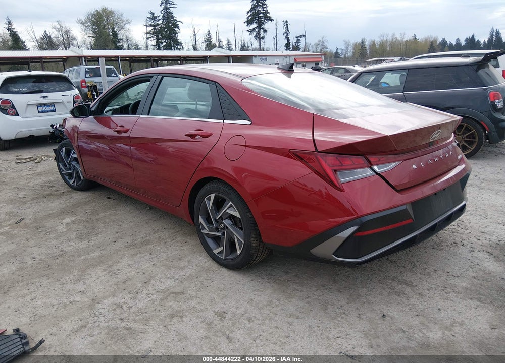 2025 HYUNDAI ELANTRA LIMITED VIN: KMHLP4DG6SU032644