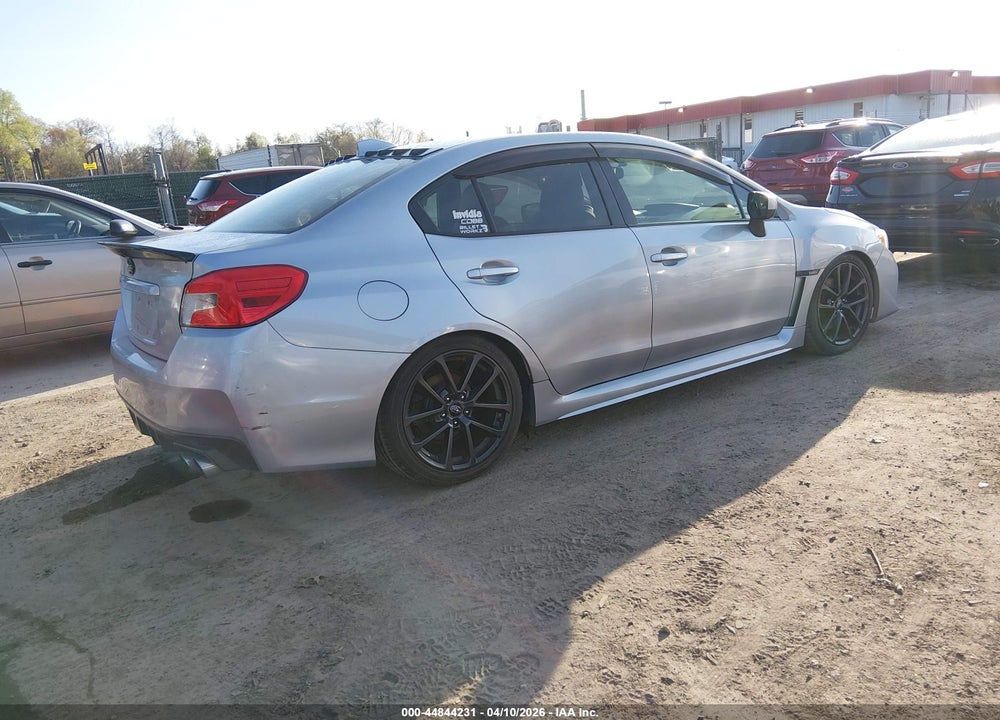 2016 SUBARU WRX VIN: JF1VA1B68G9816198