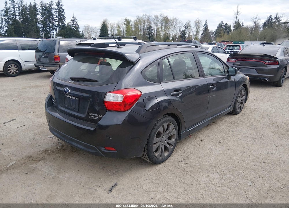 2013 SUBARU IMPREZA 2.0I SPORT LIMITED VIN: JF1GPAR68D2893798