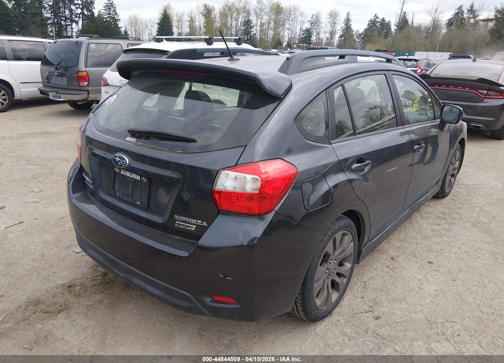 2013 SUBARU IMPREZA 2.0I SPORT LIMITED VIN: JF1GPAR68D2893798