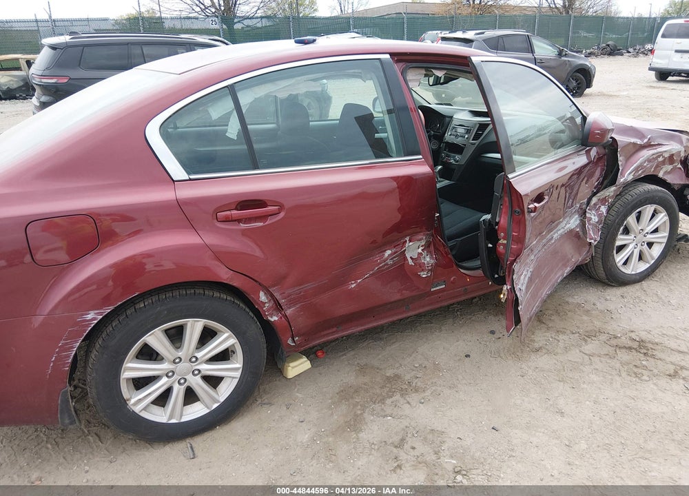 2011 SUBARU LEGACY 2.5I PREM AWP VIN: 4S3BMBC64B3255910