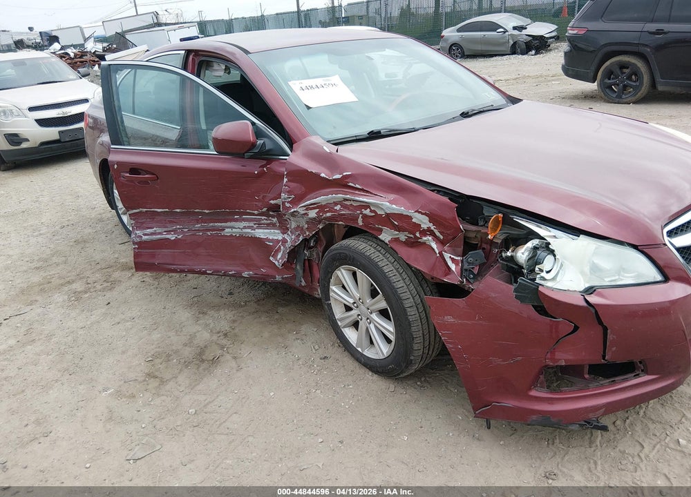 2011 SUBARU LEGACY 2.5I PREM AWP VIN: 4S3BMBC64B3255910