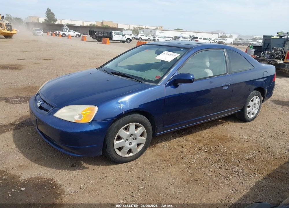 2002 HONDA CIVIC EX VIN: 1HGEM22952L010981