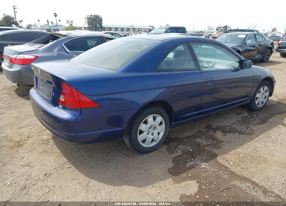 2002 HONDA CIVIC EX VIN: 1HGEM22952L010981