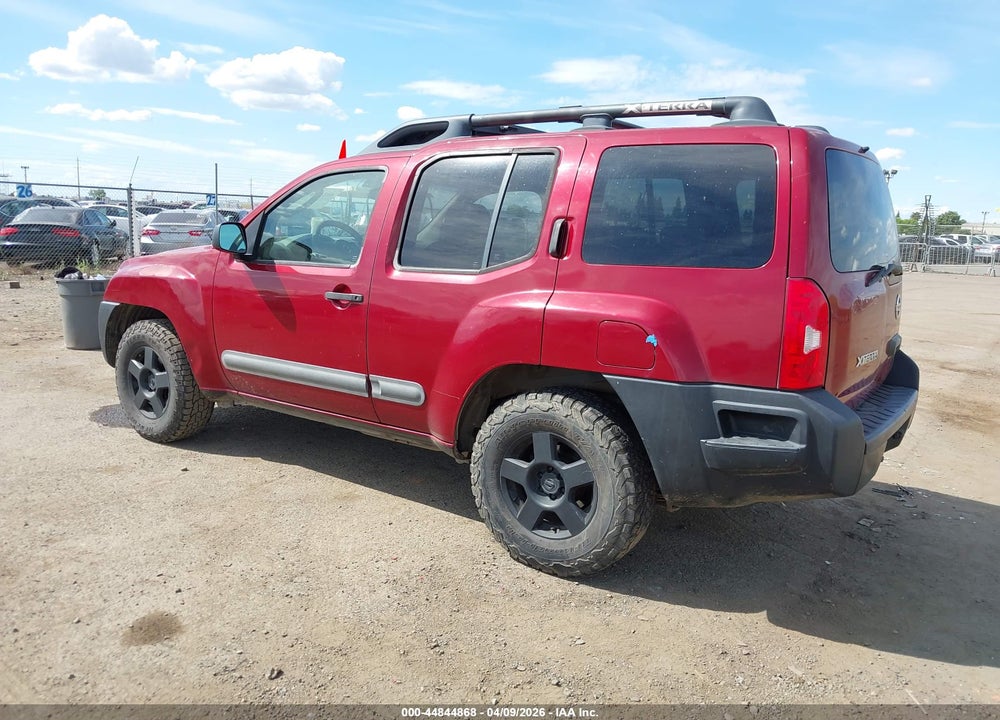2005 NISSAN XTERRA S VIN: 5N1AN08U65C652796