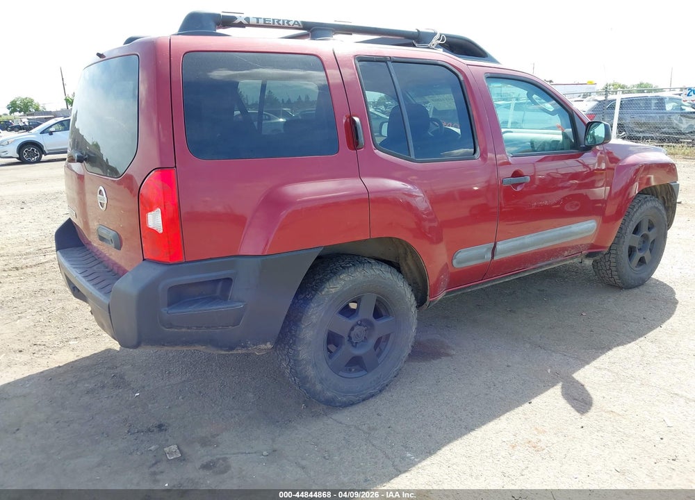 2005 NISSAN XTERRA S VIN: 5N1AN08U65C652796