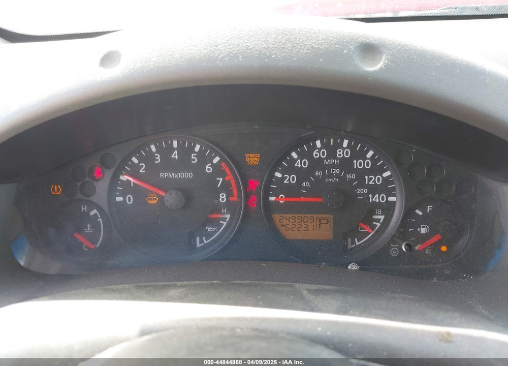 2005 NISSAN XTERRA S VIN: 5N1AN08U65C652796