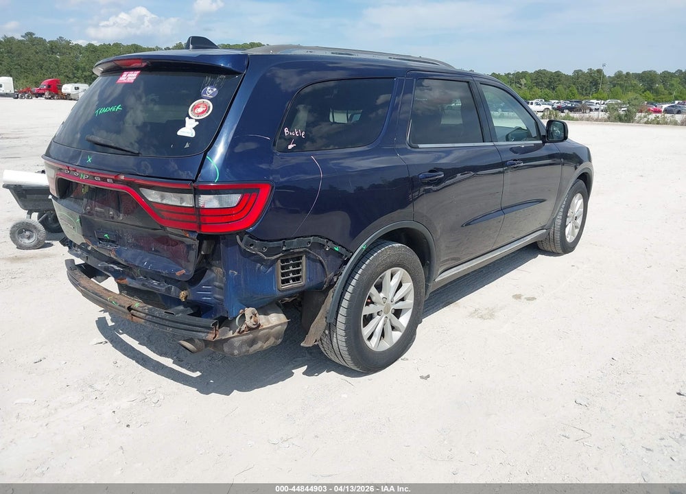 2014 DODGE DURANGO SXT VIN: 1C4RDHAG7EC414386