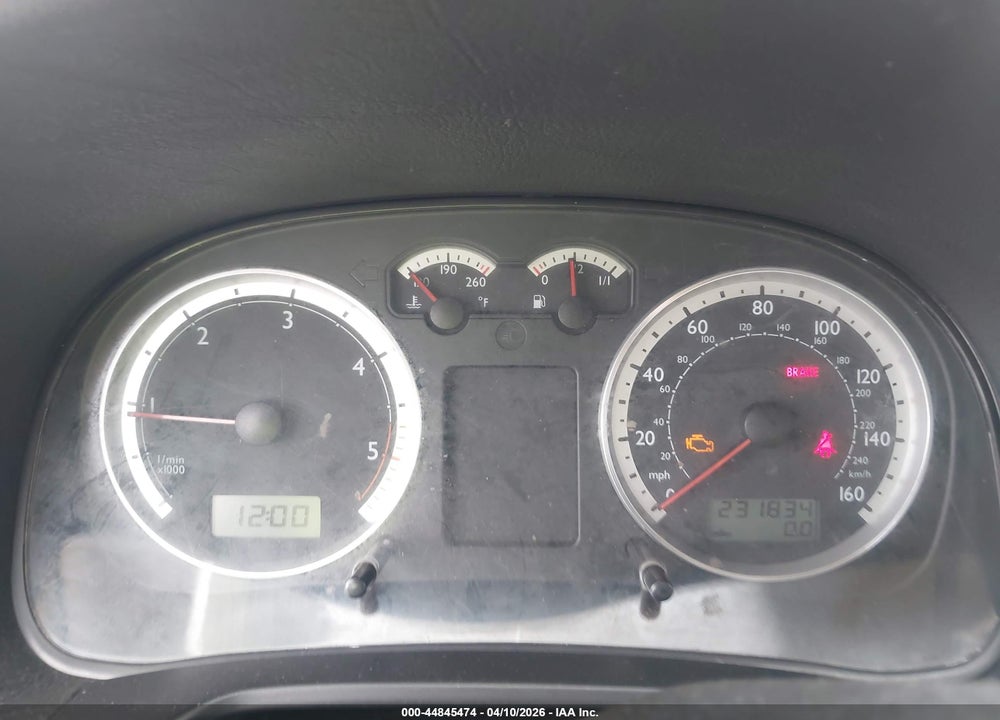 2004 VOLKSWAGEN JETTA GLS TDI VIN: 3VWSR69M84M071289
