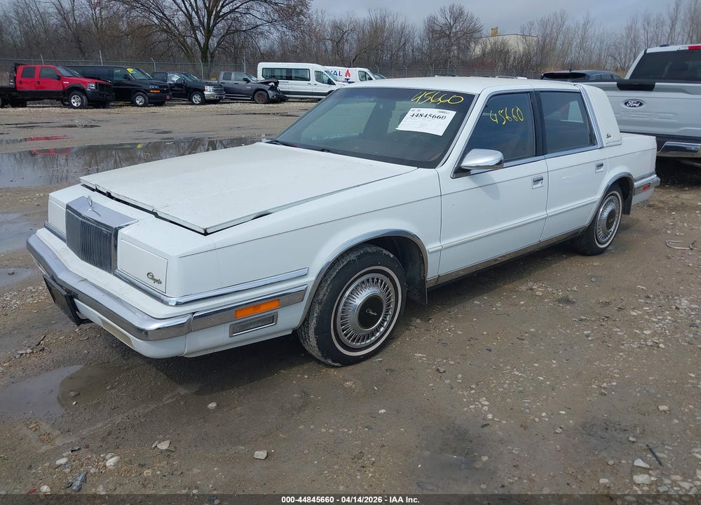 1989 CHRYSLER NEW YORKER C-BODY LANDAU VIN: 1C3BC6637KD578438