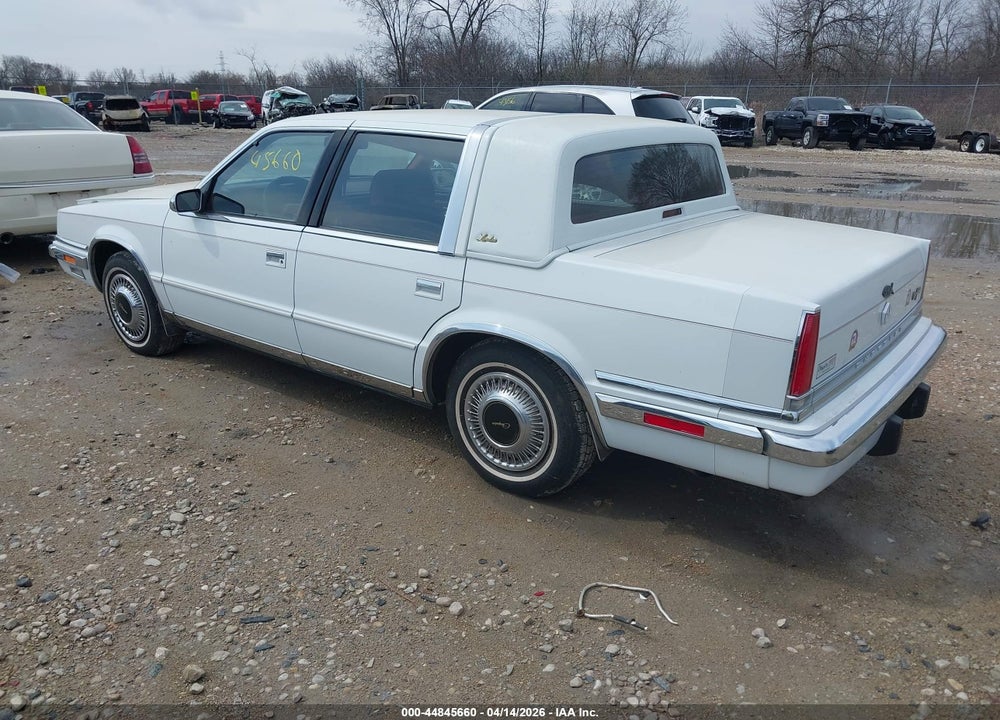 1989 CHRYSLER NEW YORKER C-BODY LANDAU VIN: 1C3BC6637KD578438