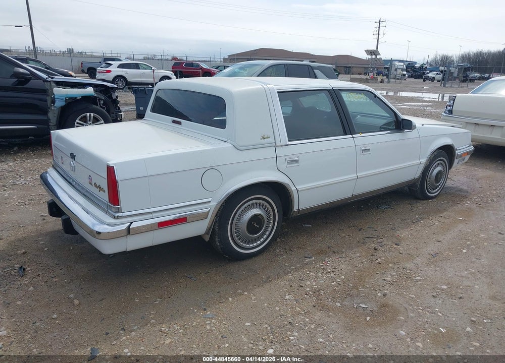 1989 CHRYSLER NEW YORKER C-BODY LANDAU VIN: 1C3BC6637KD578438