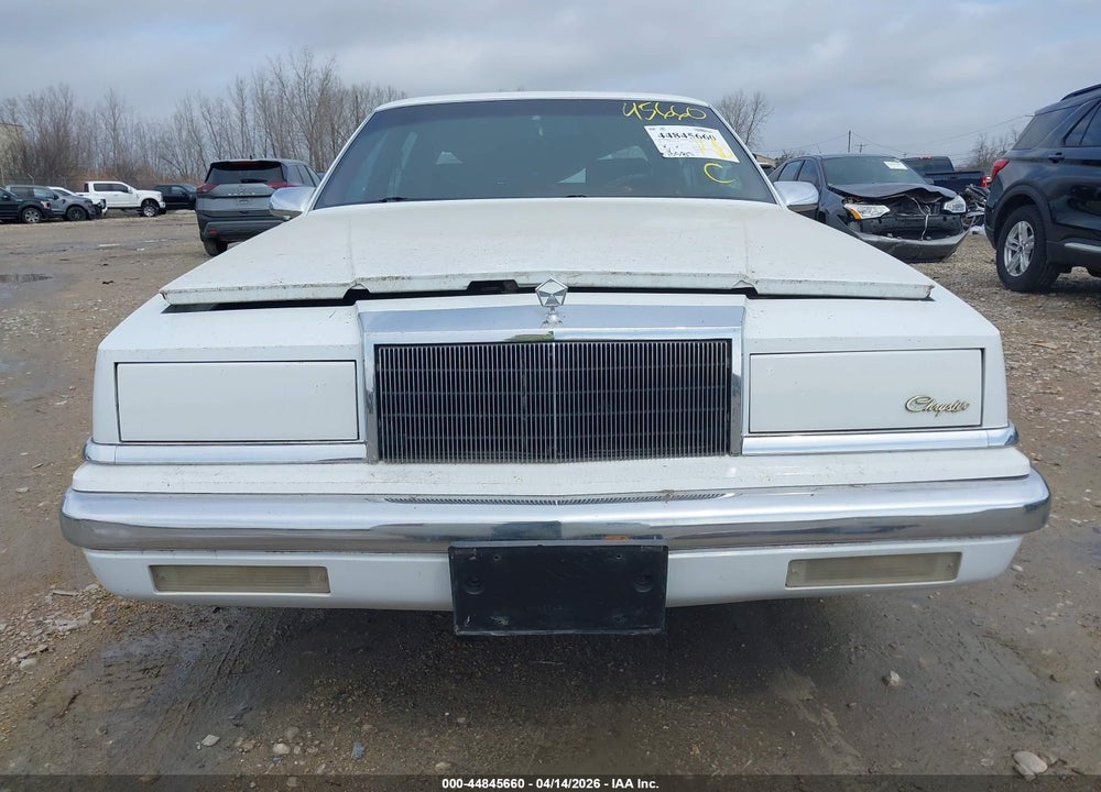 1989 CHRYSLER NEW YORKER C-BODY LANDAU VIN: 1C3BC6637KD578438