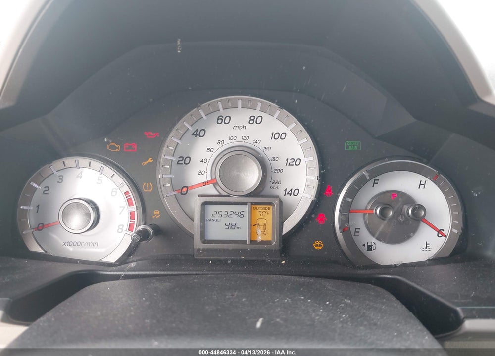 2013 HONDA PILOT EX-L VIN: 5FNYF4H53DB028004