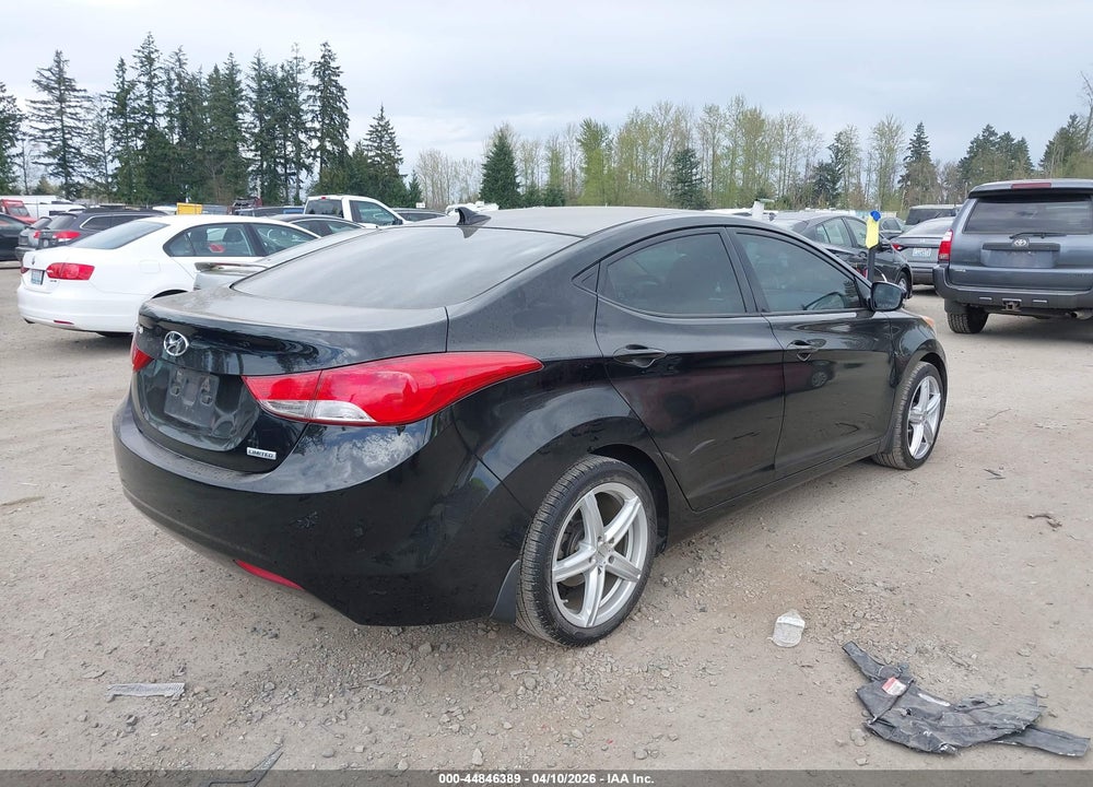 2013 HYUNDAI ELANTRA LIMITED VIN: 5NPDH4AE8DH416916