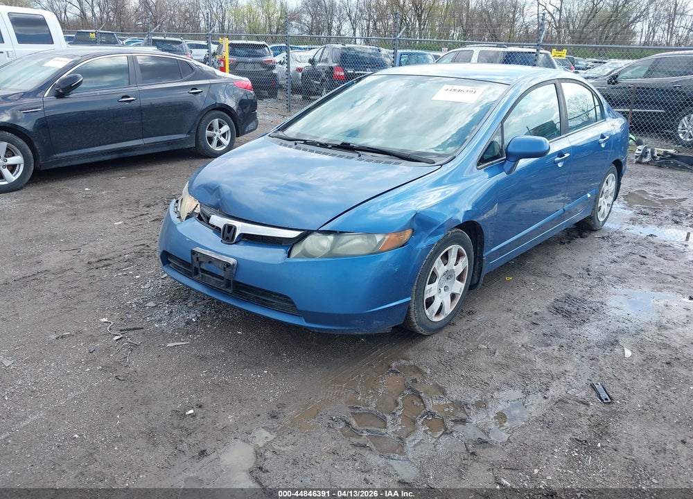 2008 HONDA CIVIC LX VIN: 1HGFA16598L006665