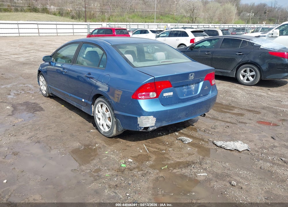 2008 HONDA CIVIC LX VIN: 1HGFA16598L006665