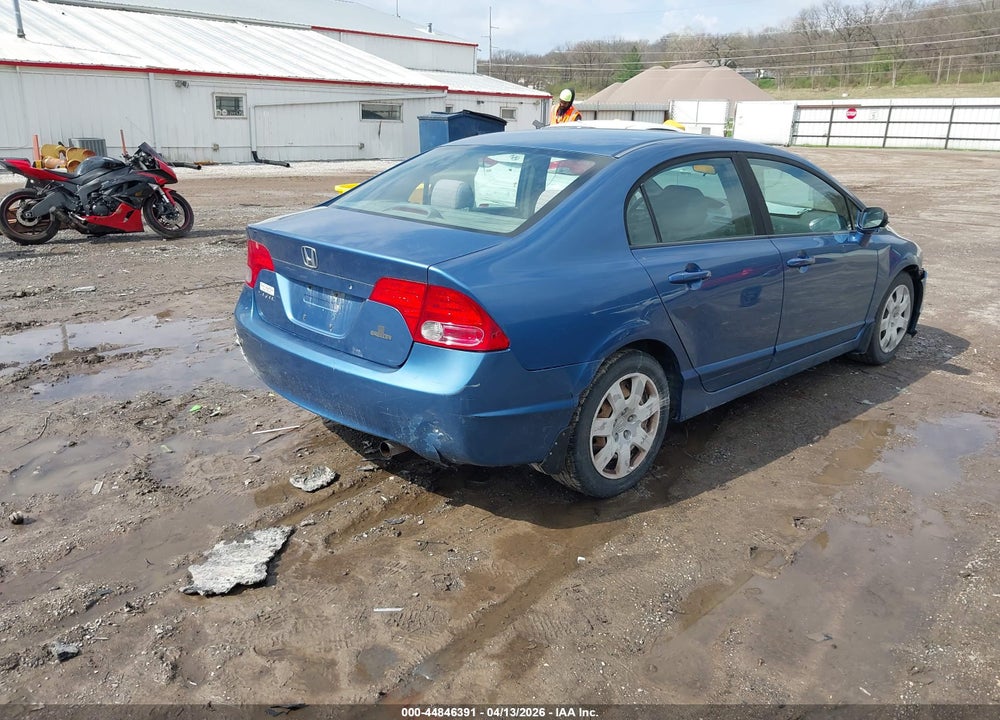 2008 HONDA CIVIC LX VIN: 1HGFA16598L006665