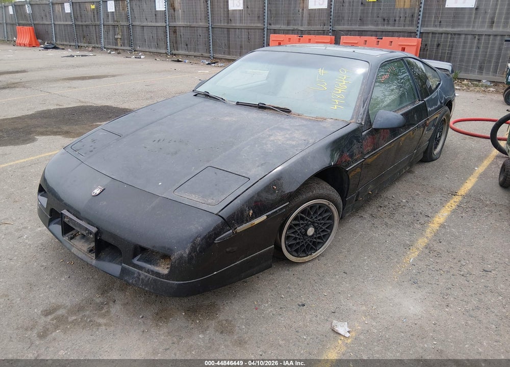 1988 PONTIAC FIERO GT VIN: 1G2PG1192JP224140