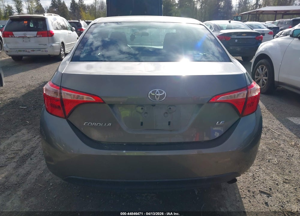 2017 TOYOTA COROLLA LE VIN: 2T1BURHE0HC754423