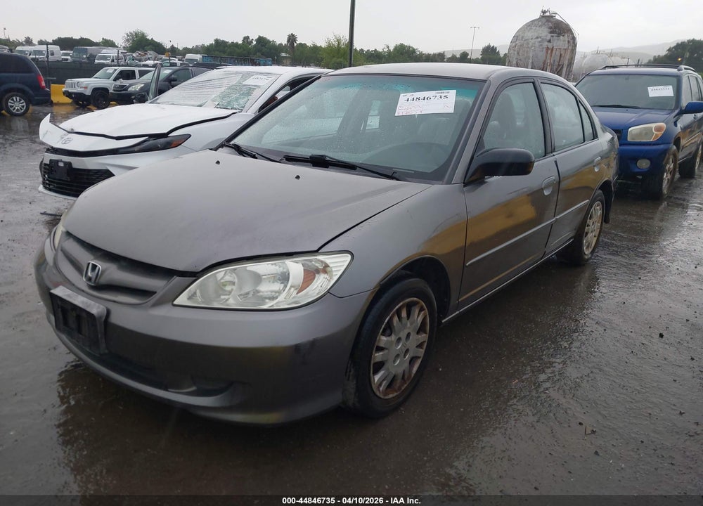 2005 HONDA CIVIC LX VIN: 2HGES165X5H542445