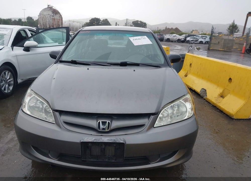 2005 HONDA CIVIC LX VIN: 2HGES165X5H542445