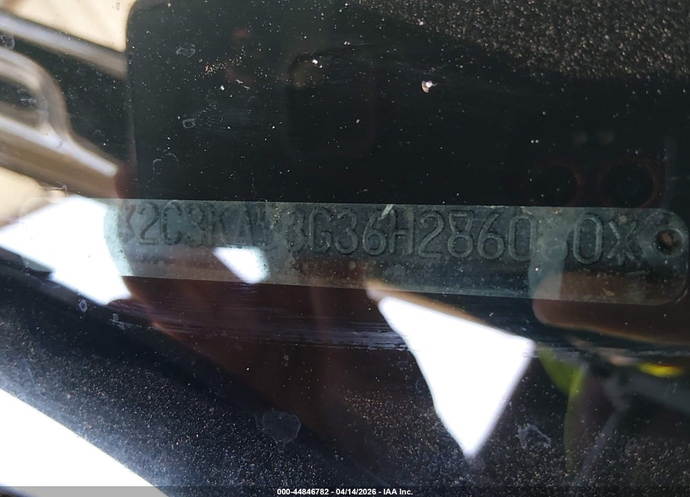 2006 CHRYSLER 300 TOURING VIN: 2C3KA53G36H286060