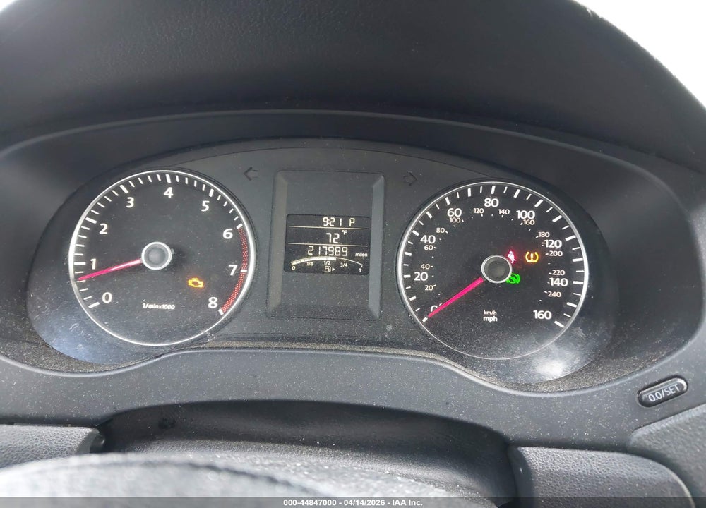 2012 VOLKSWAGEN JETTA 2.5L SE VIN: 3VWDP7AJ6CM127962