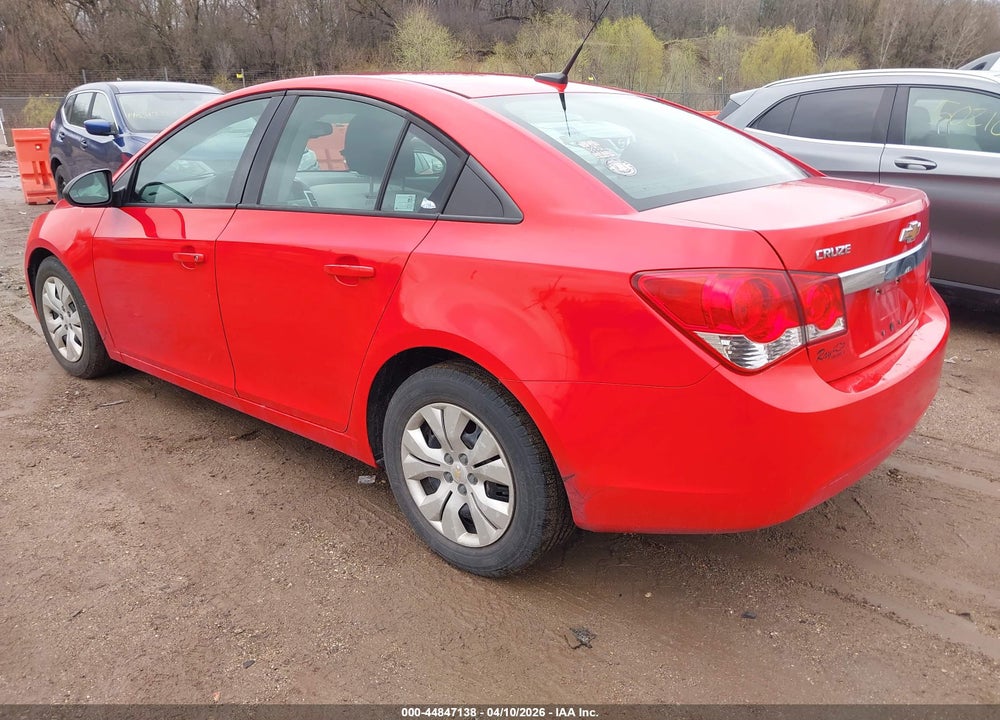 2014 CHEVROLET CRUZE LS MANUAL VIN: 1G1PB5SH5E7154381