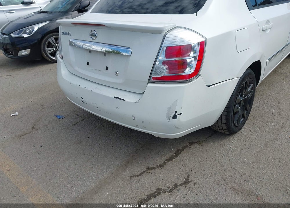 2012 NISSAN SENTRA 2.0 S VIN: 3N1AB6AP2CL729026