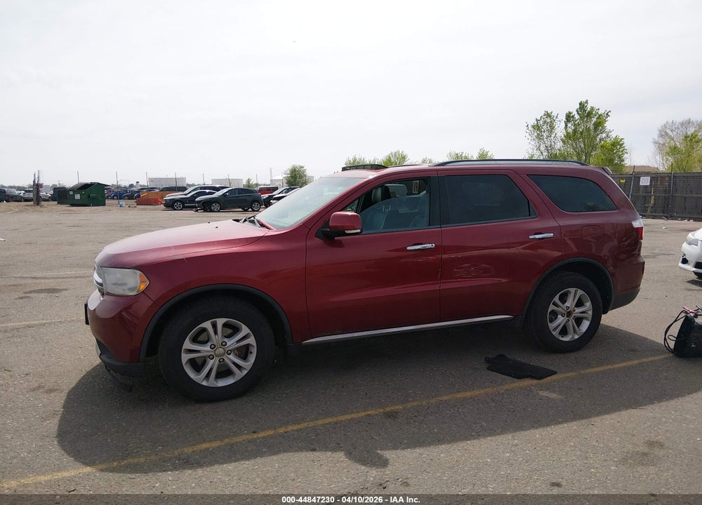 2013 DODGE DURANGO CREW VIN: 1C4RDJDG8DC601721