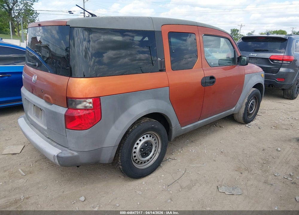 2004 HONDA ELEMENT LX VIN: 5J6YH18334L010908