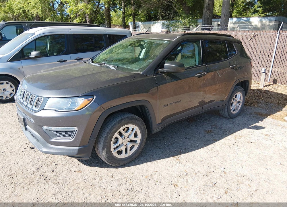 2018 JEEP COMPASS SPORT 4X4 VIN: 3C4NJDAB7JT359635