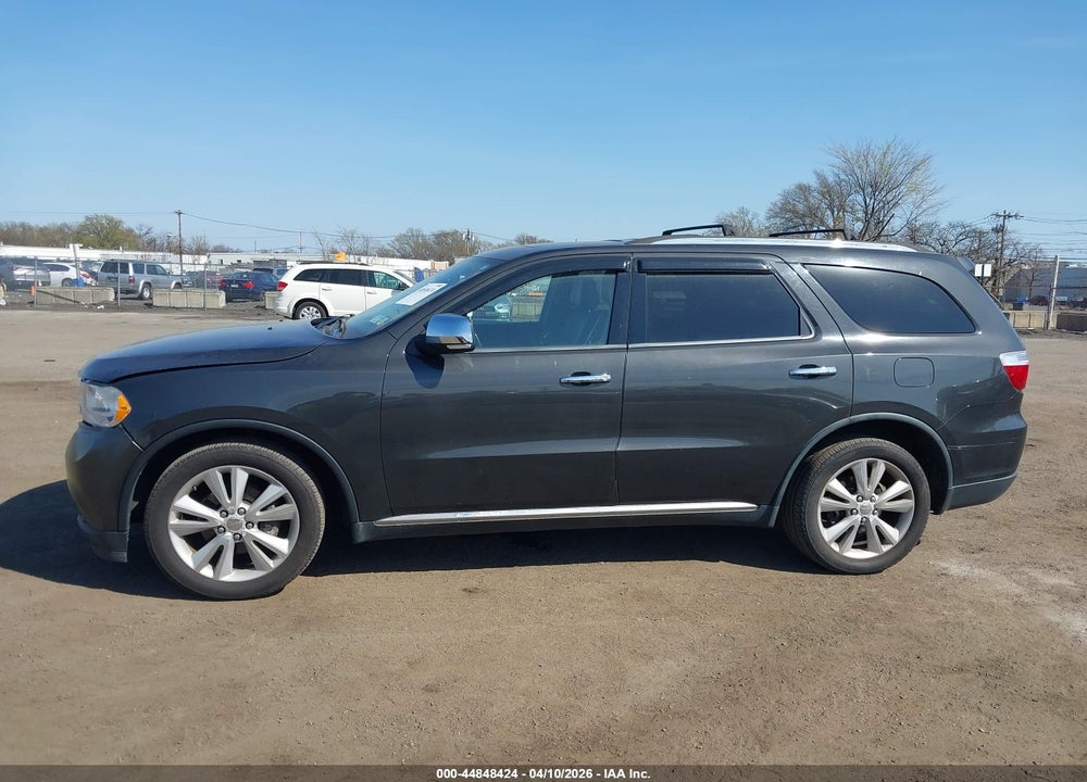 2011 DODGE DURANGO CREW VIN: 1D4RE4GG0BC638658