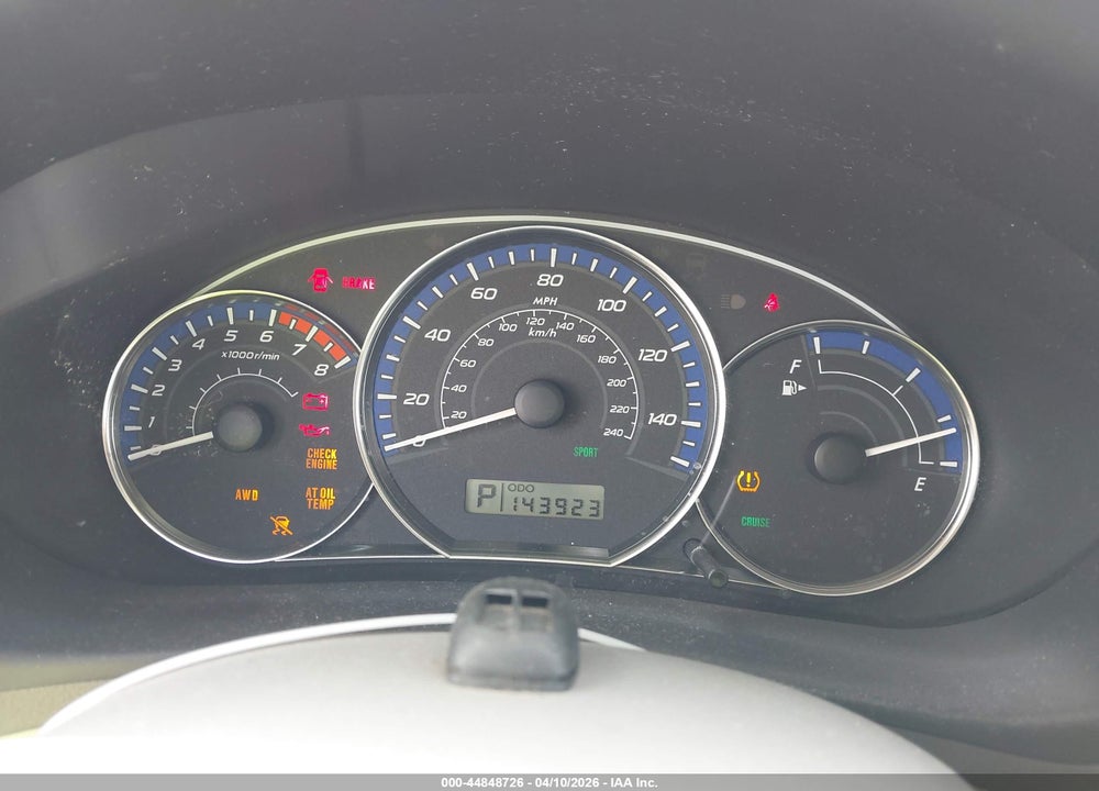 2010 SUBARU FORESTER 2.5X LIMITED VIN: JF2SH6DCXAH783700