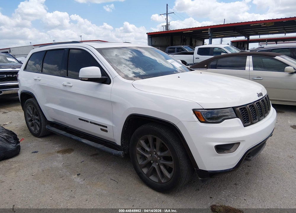 2016 JEEP GRAND CHEROKEE LIMITED 75TH ANNIVERSARY VIN: 1C4RJEBG8GC407519