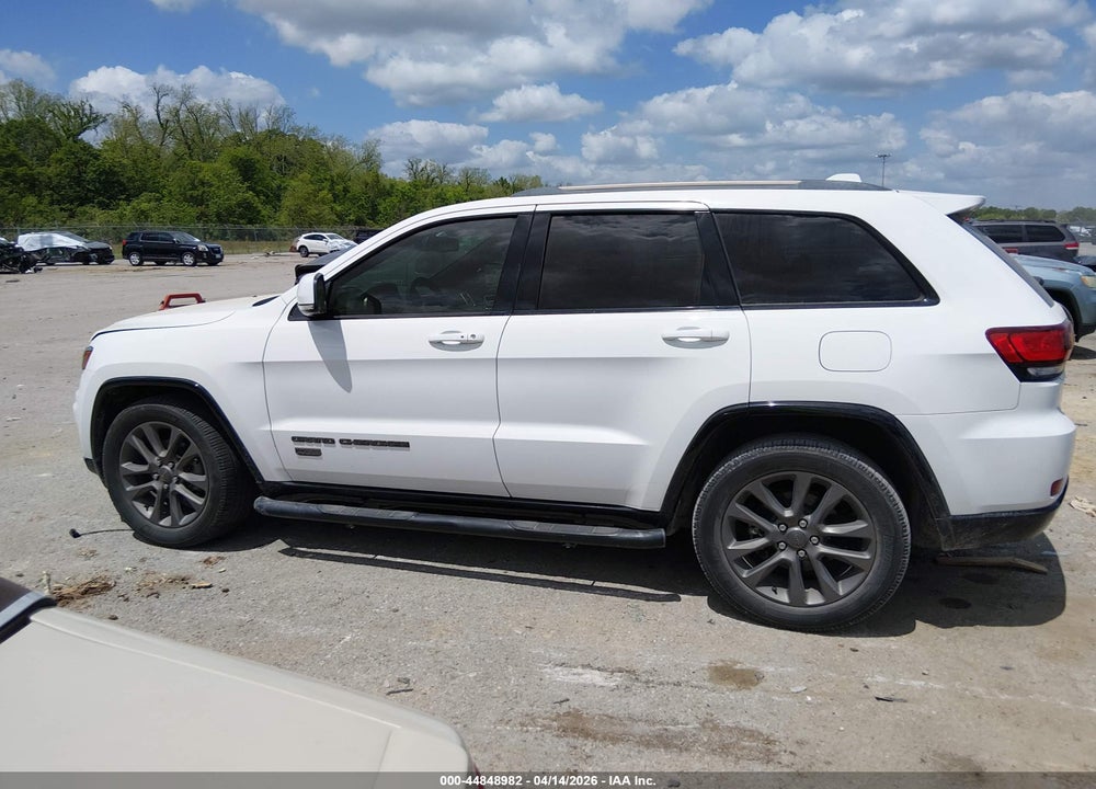 2016 JEEP GRAND CHEROKEE LIMITED 75TH ANNIVERSARY VIN: 1C4RJEBG8GC407519