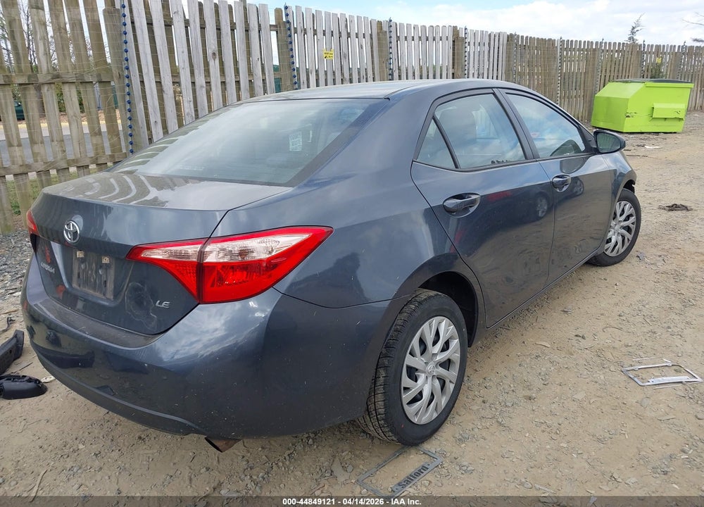 2019 TOYOTA COROLLA LE VIN: 5YFBURHEXKP884944
