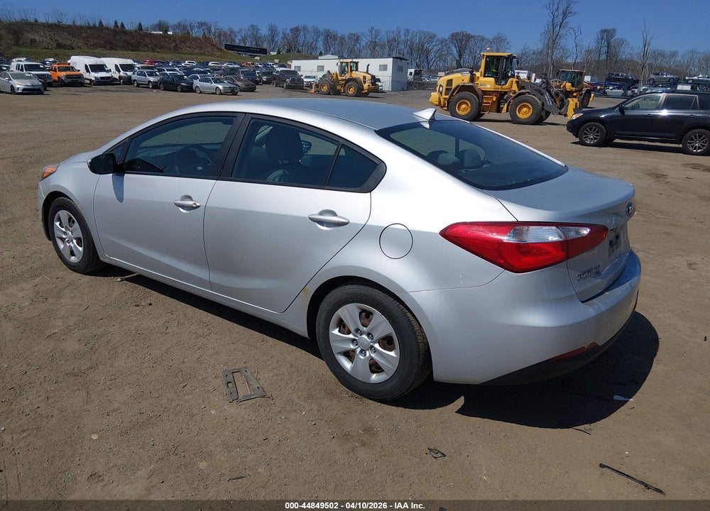 2015 KIA FORTE LX VIN: KNAFK4A61F5436363