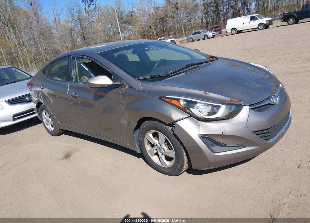 2014 HYUNDAI ELANTRA SE VIN: 5NPDH4AE7EH480284