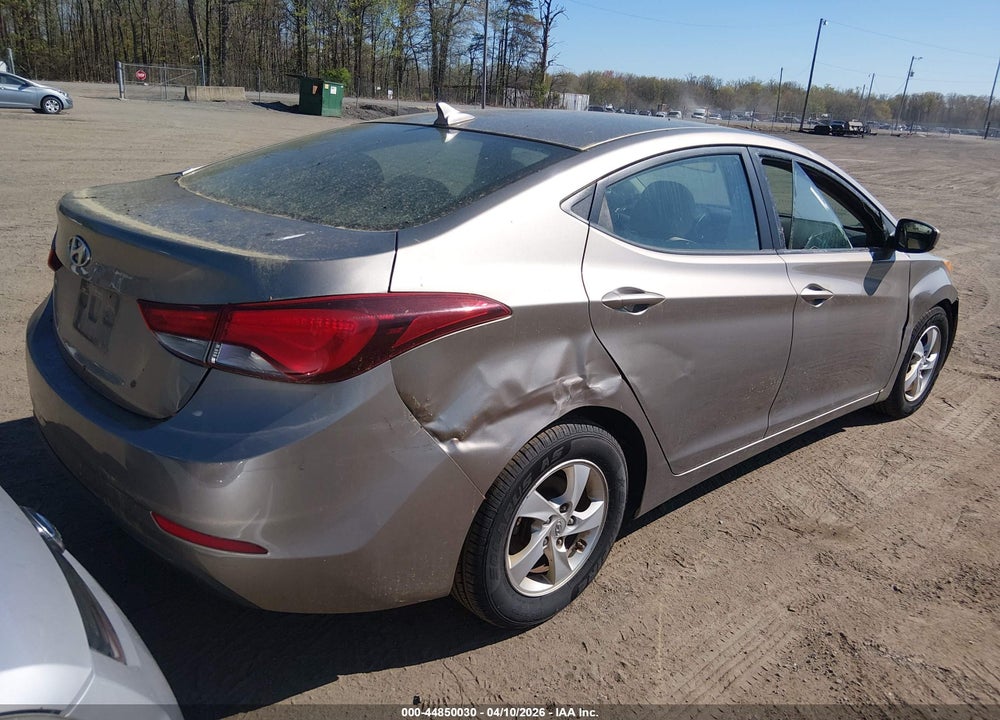 2014 HYUNDAI ELANTRA SE VIN: 5NPDH4AE7EH480284