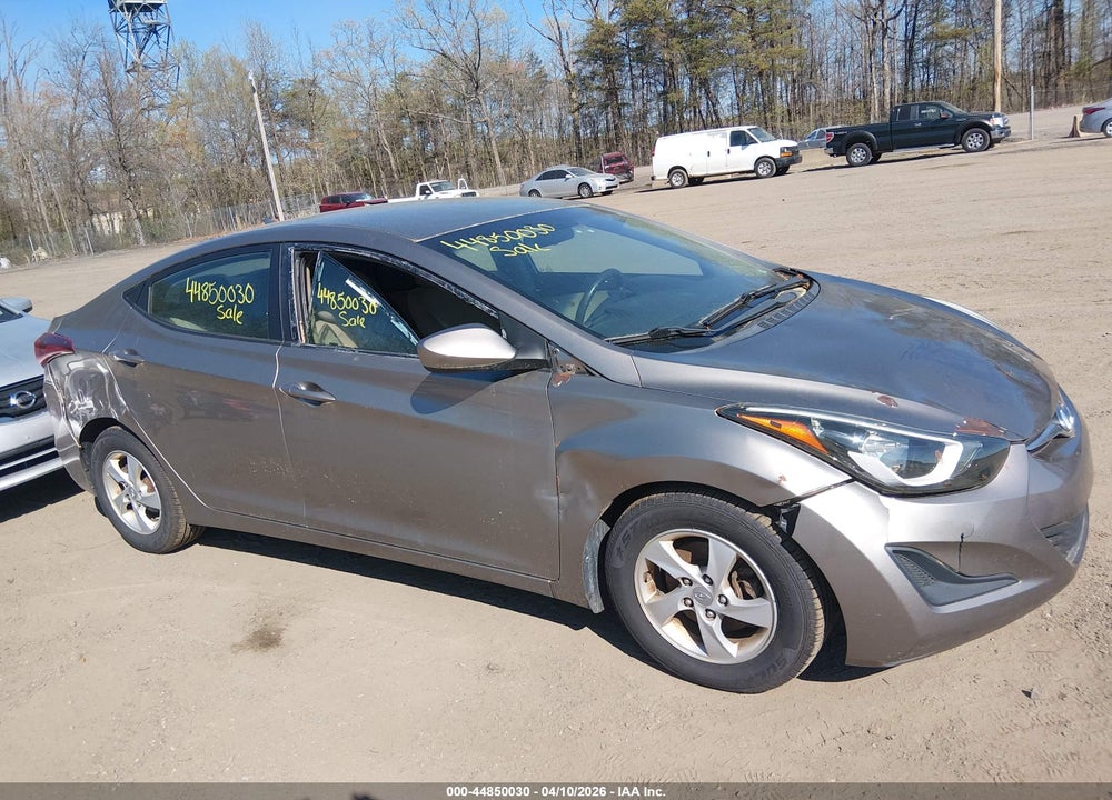 2014 HYUNDAI ELANTRA SE VIN: 5NPDH4AE7EH480284