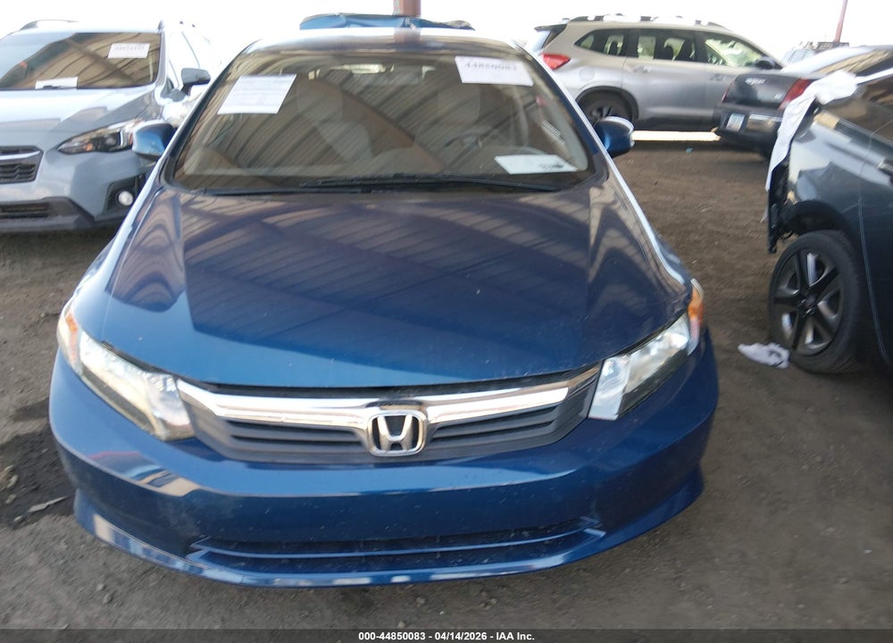 2012 HONDA CIVIC LX VIN: 2HGFB2F52CH558727