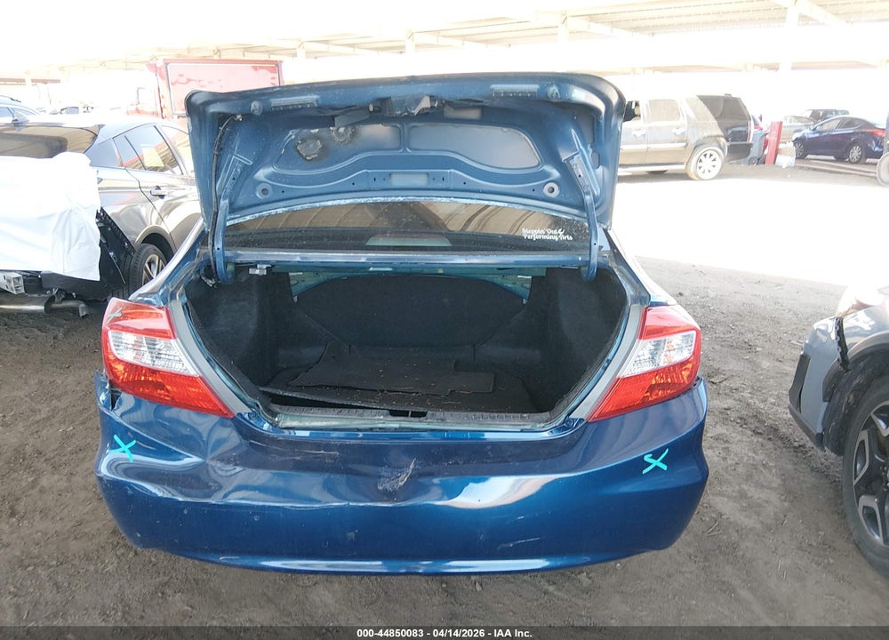 2012 HONDA CIVIC LX VIN: 2HGFB2F52CH558727
