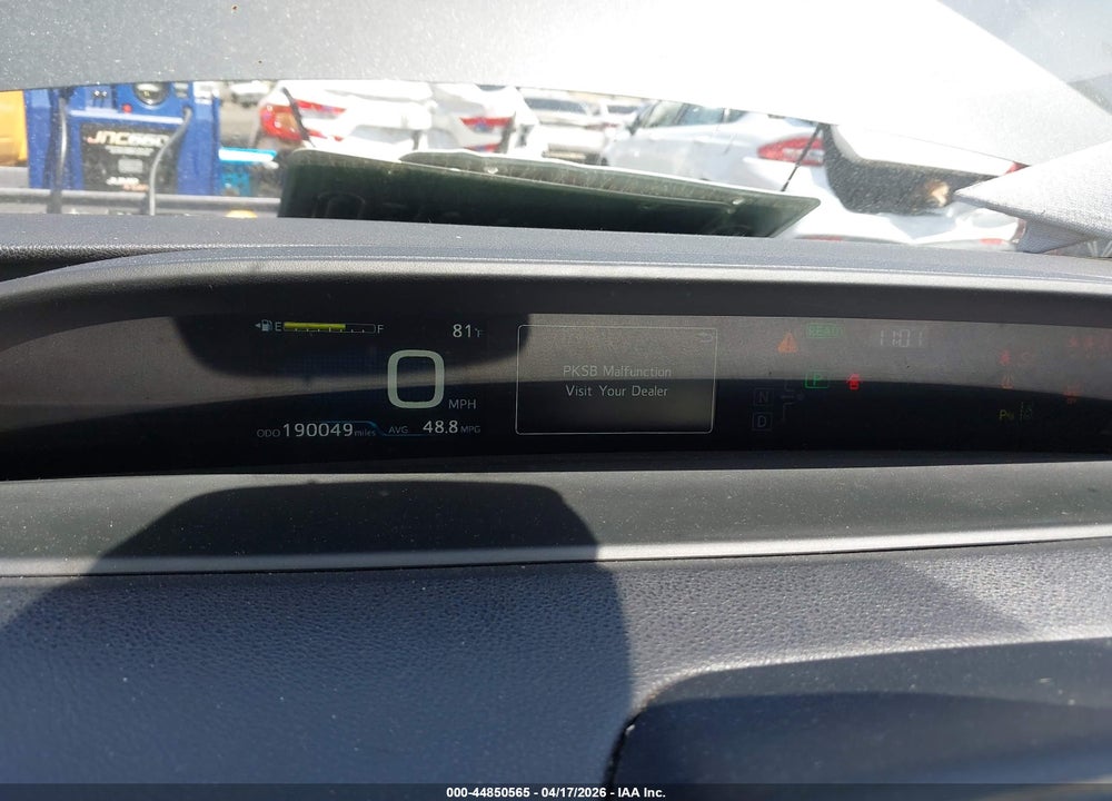 2019 TOYOTA PRIUS LE VIN: JTDKARFU3K3077032