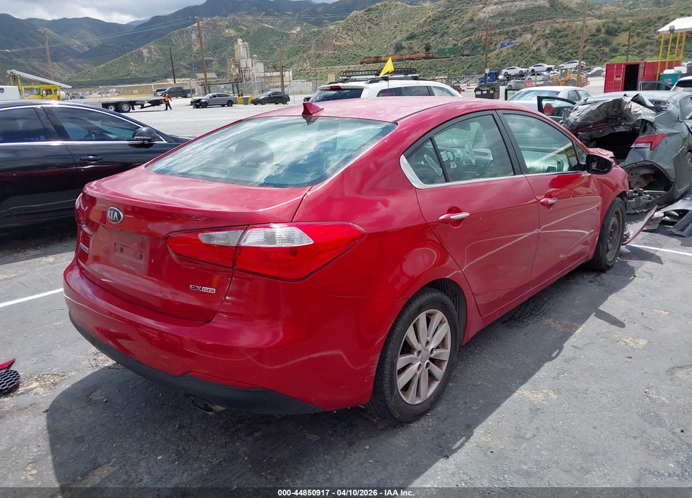 2014 KIA FORTE EX VIN: KNAFX4A83E5052845