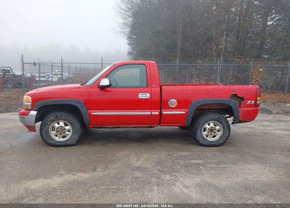 2002 GMC SIERRA 1500 SL/SLE/STANDARD VIN: 1GTEK14T02Z294475