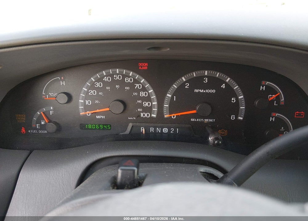 2000 FORD F-150 LARIAT/WORK SERIES/XL/XLT VIN: 1FTRX18L7YNA81343