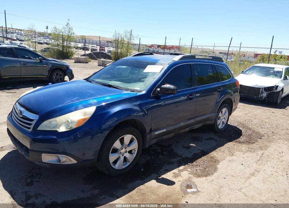 2010 SUBARU OUTBACK 2.5I PREMIUM VIN: 4S4BRBFC0A3369092