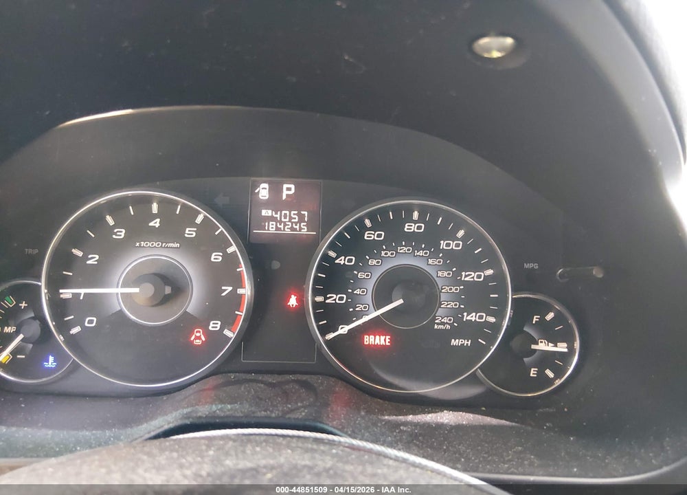 2010 SUBARU OUTBACK 2.5I PREMIUM VIN: 4S4BRBFC0A3369092